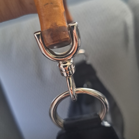 Gucci bamboo black nylon Authentic - Picture 9 of 12